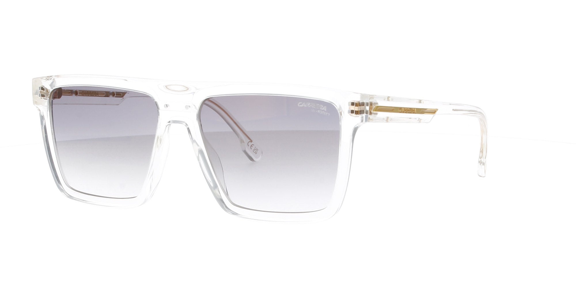 Carrera Crystal Grey Polarized Sunglasses for Men & Women - UV Protection, Lightweight & Stylish - Perfect for Driving, Beach & Outdoor Activities