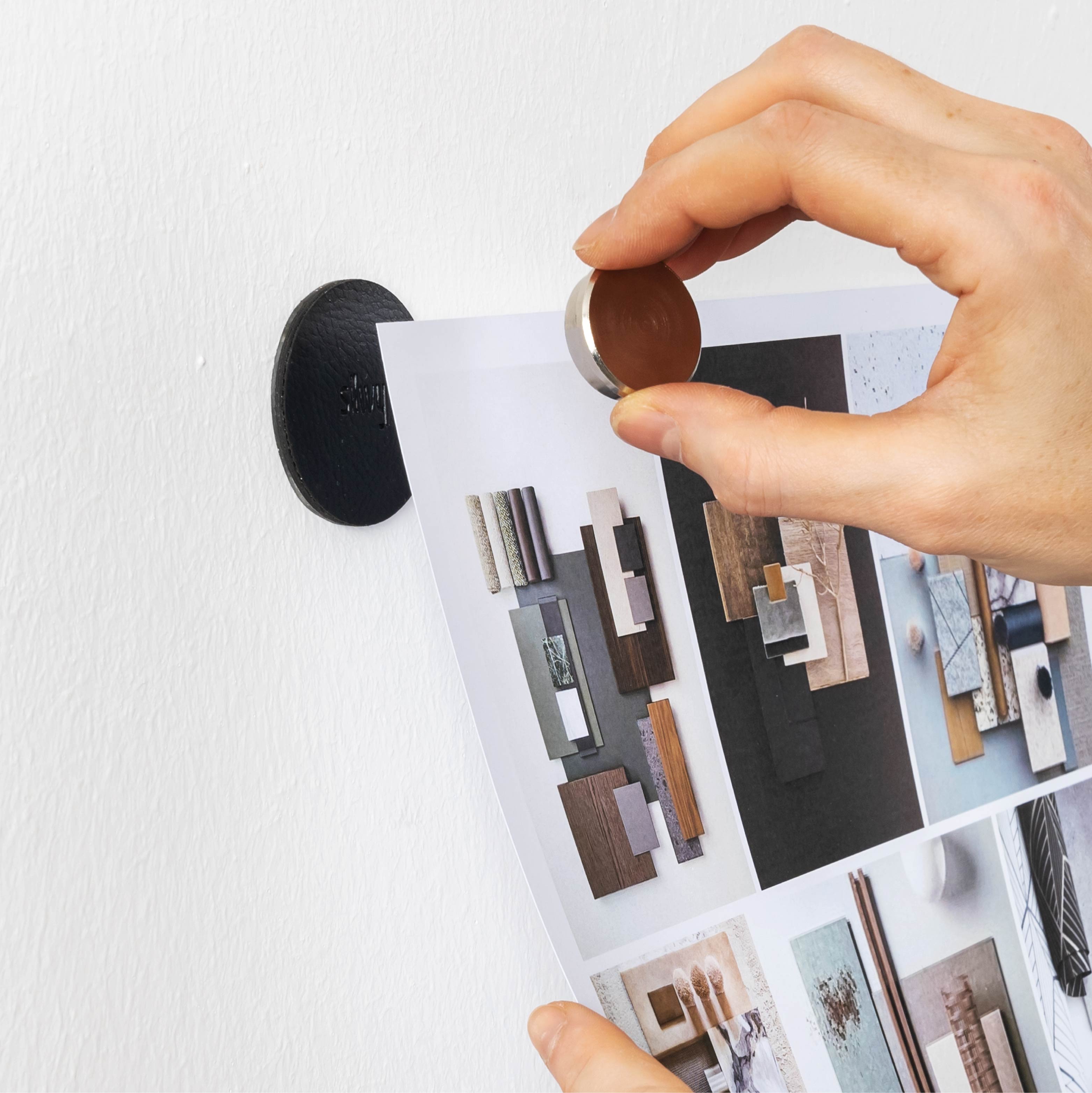 Strong Magnetic Pins for Whiteboards, Fridge & Office - SMART Magnetic Push Pins for Notes, Photos & Memos - Perfect for Home, Office & School Organization
