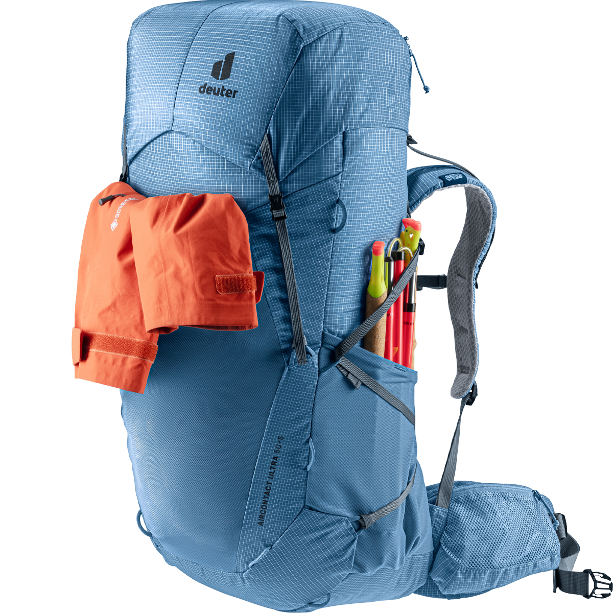 Aircontact Ultra 50+5 Backpack - Lightweight Hiking & Travel Backpack for Outdoor Adventures - Perfect for Camping, Trekking & Backpacking Trips