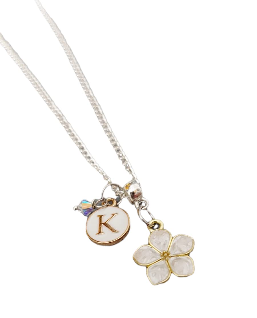 Handmade Pearl Flower Necklace with Crystal - Elegant Gift for Women