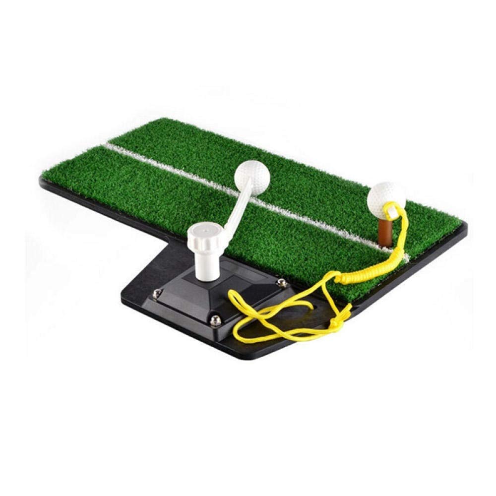 Bayue Indoor Golf Swing Training Mat - Durable Practice Golf Mat for Home & Office Use - Perfect for Swing Practice, Putting Drills & Golf Training (Color: B)
