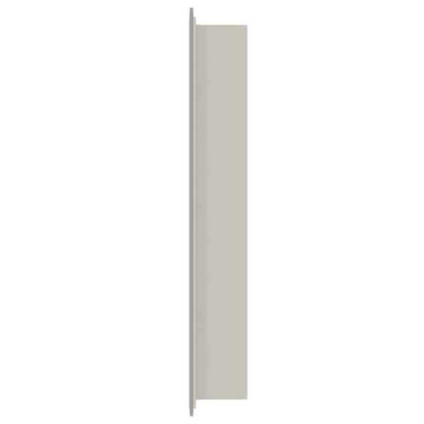 Ketcham 127BV Euroline Series Single Door Medicine Cabinet - Flush Mounted Bathroom Mirror Storage for Small Spaces