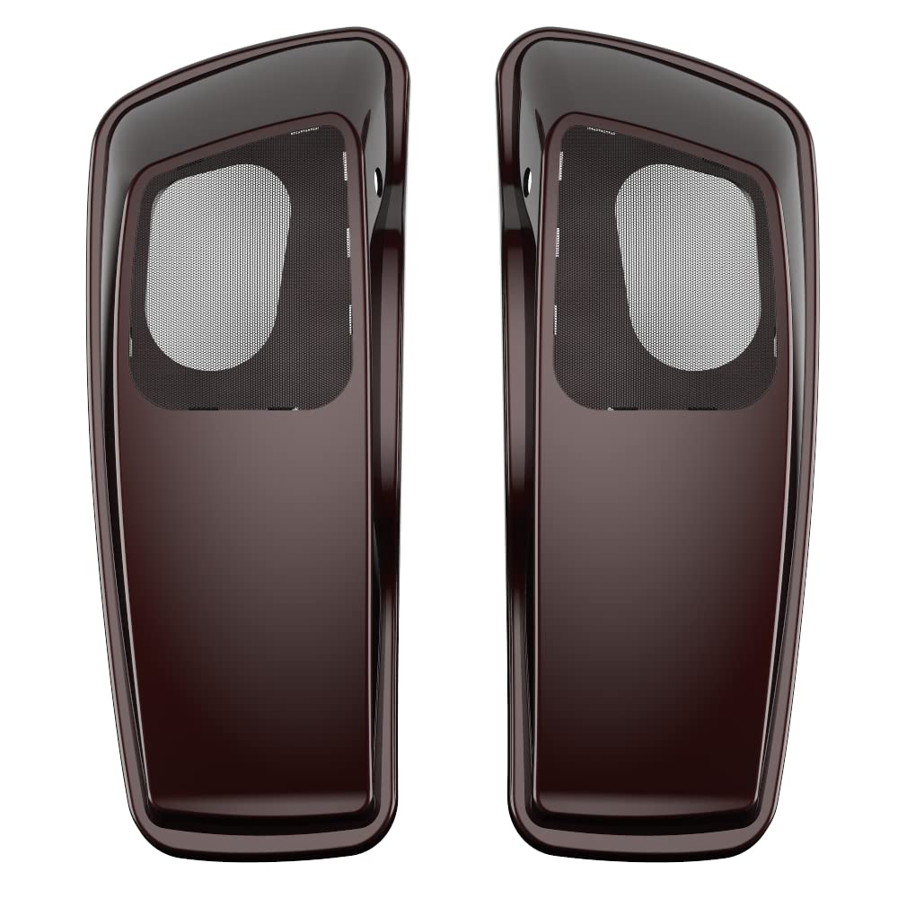 Premium 6X9 Saddlebag Speaker Lids for 2014-2023 Harley Davidson Touring Models - Color Matched Replacement Covers - Perfect for Road Trips & Custom Audio Upgrades