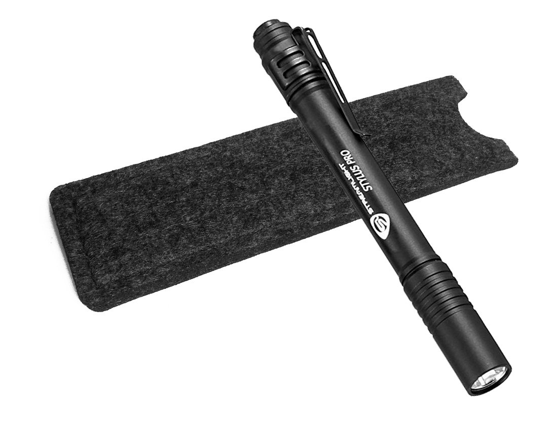 Streamlight 66118 Stylus Pro LED PenLight Travel Case with Holster - Durable Protective Pouch for Flashlight Storage & EDC Gear Organization - Perfect for Camping, Hiking, and Emergency Kits