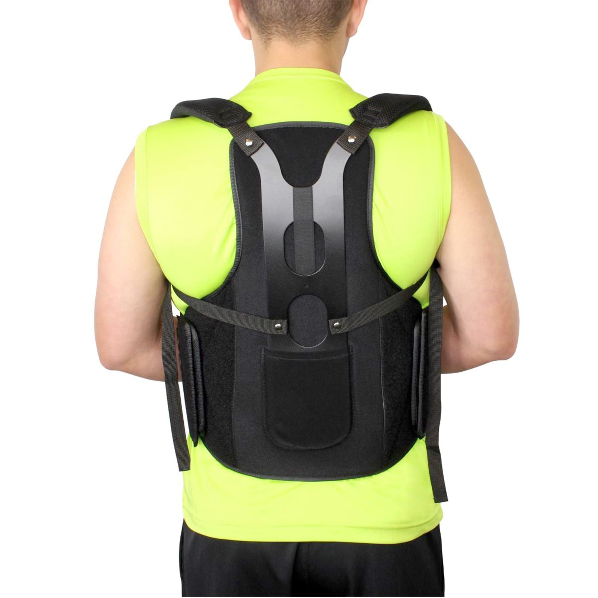 Postural Correction Back Brace - Adjustable Posture Corrector for Kyphosis, Scoliosis & Hunchback Relief | Spine Support for Office Work, Driving & Daily Activities