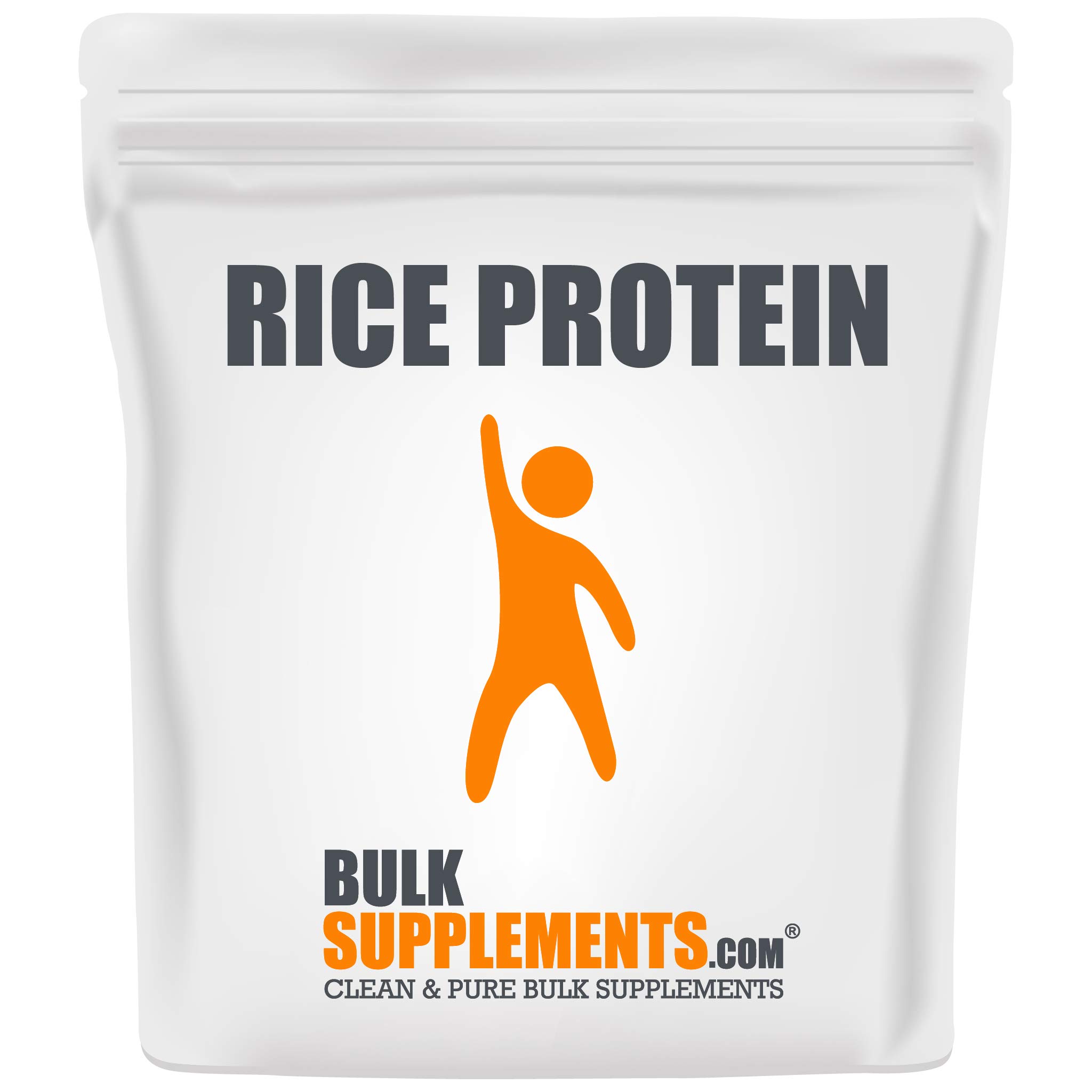 BulkSupplements Rice Protein Concentrate Powder - Vegan, Organic, Unflavored Plant-Based Protein Supplement (1kg/2.2lb) for Smoothies, Baking & Post-Workout Recovery
