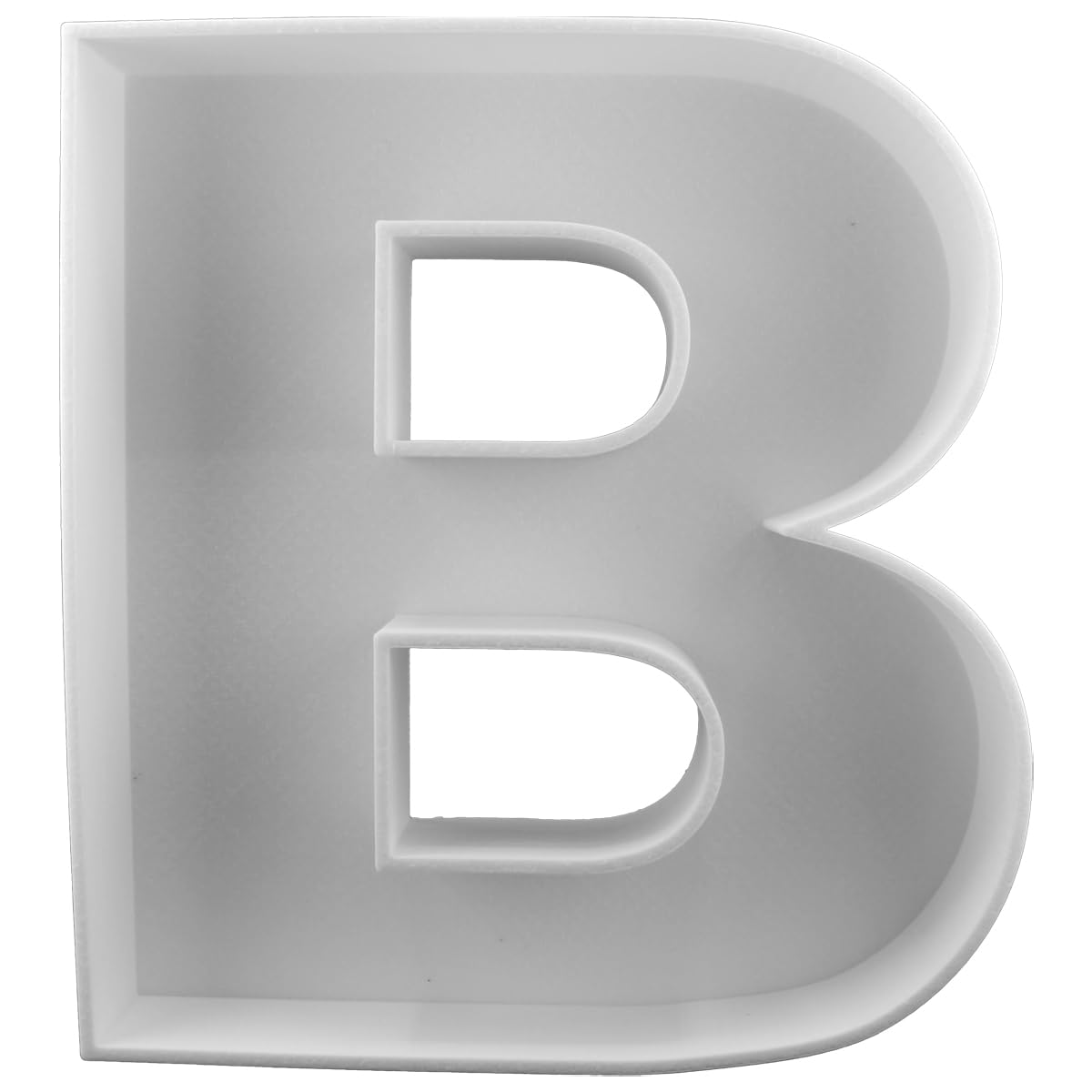 Reusable Plastic Letter B Charcuterie Board Box - 8