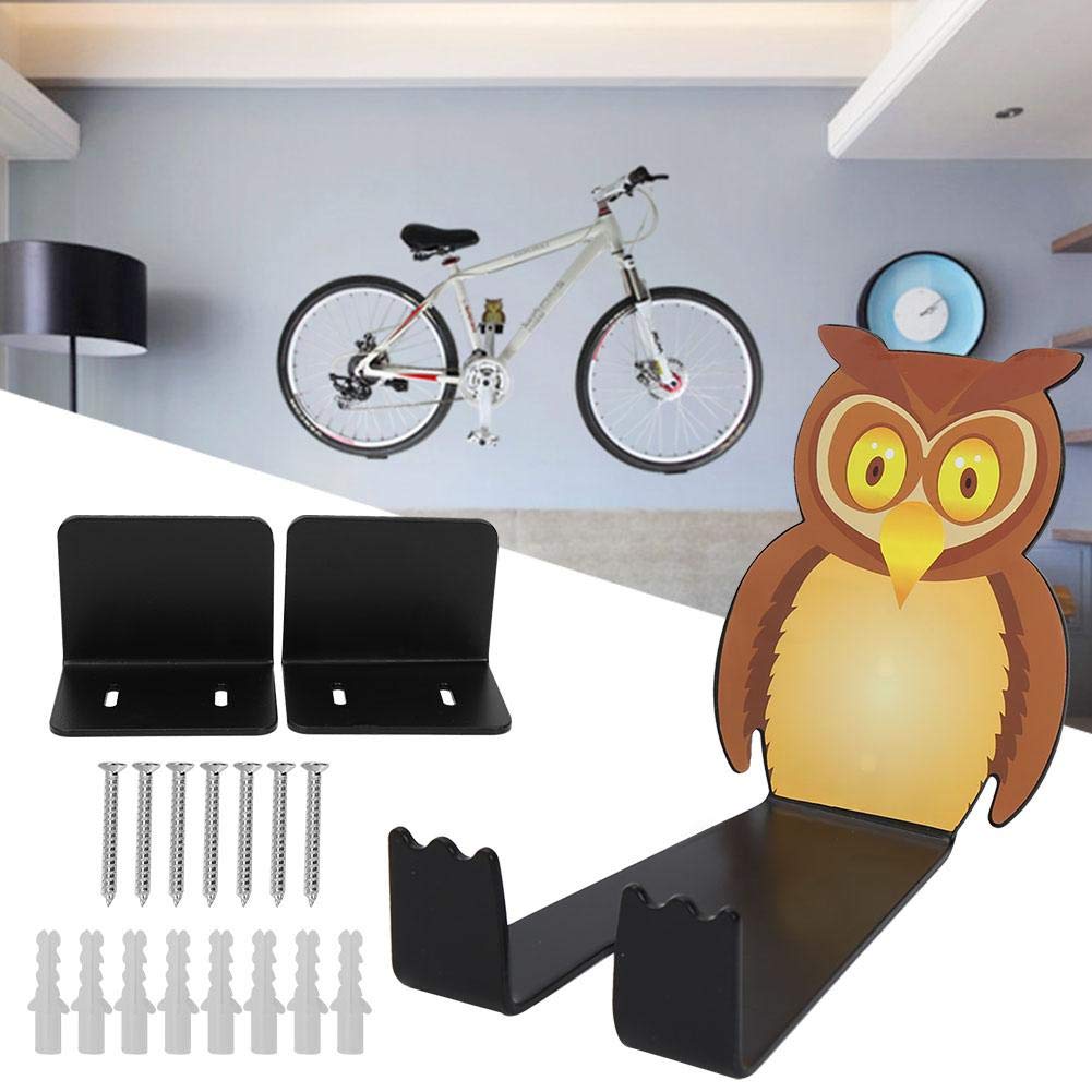 Heavy Duty Bike Wall Mount Rack Holder Set with Screws & Expansion Bolts - Secure Bicycle Storage Solution for Garage, Apartment, or Outdoor Use