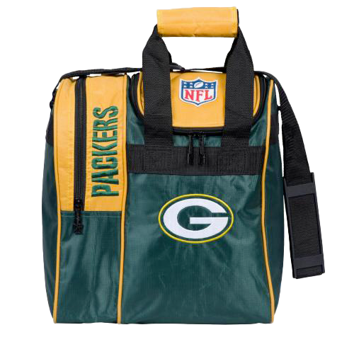 NFL Green Bay Packers Single Tote Bowling Bag - Officially Licensed Football Team Bowling Accessory for Men & Women - Perfect for Game Day, Sports Events & Bowling League
