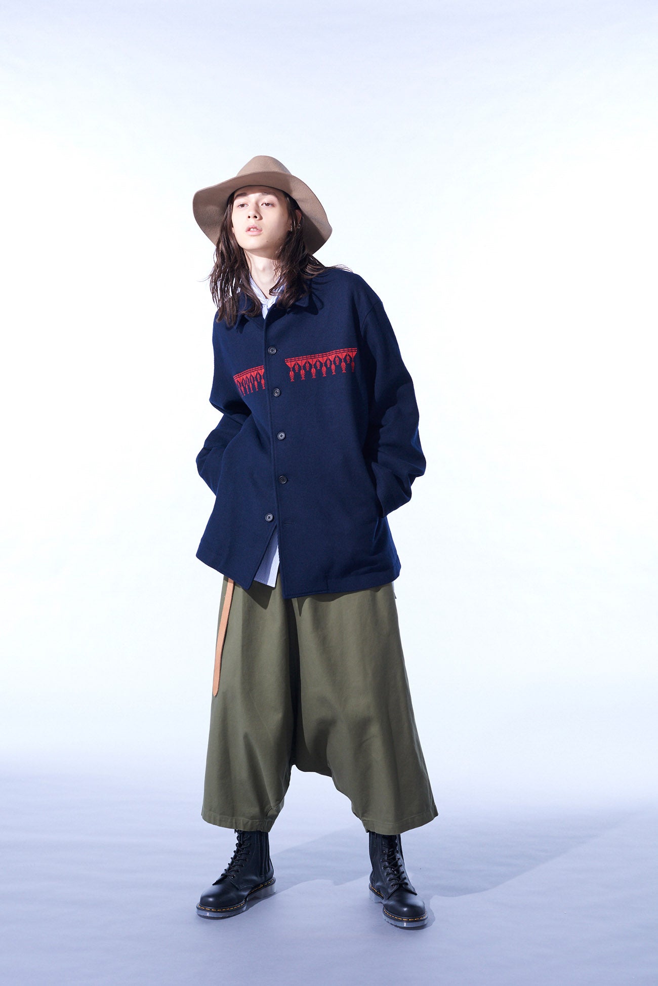 Compressed Jersey Ethnic Embroidered Blouson Top for Women - Stylish Boho Chic Tunic for Casual Wear & Festivals