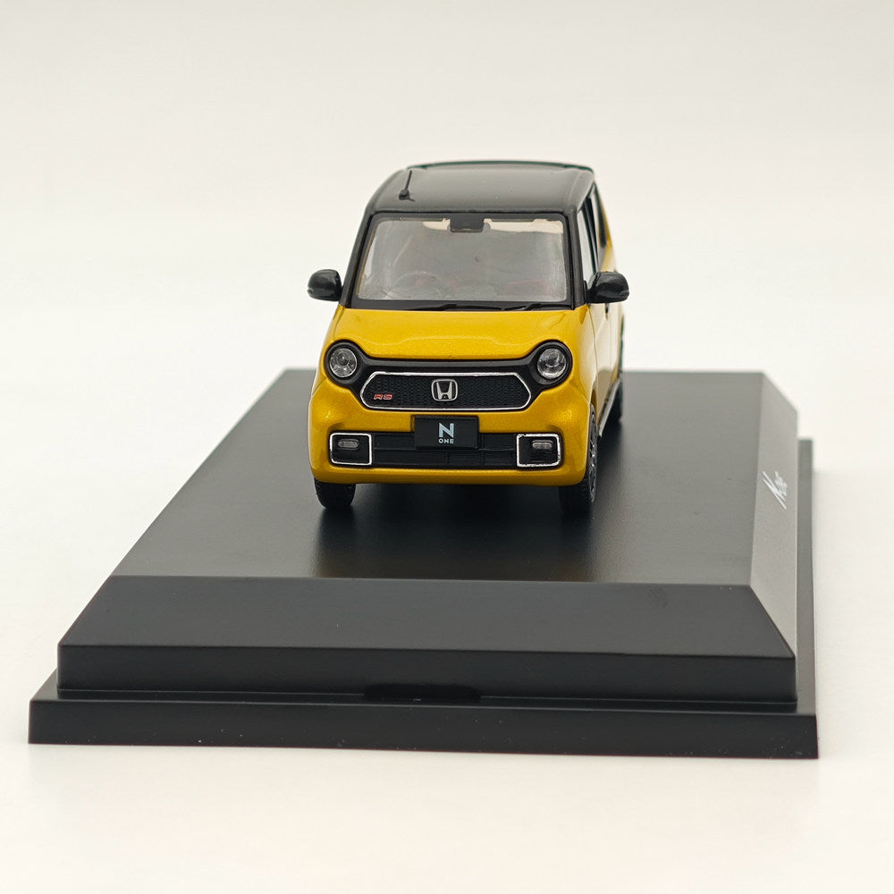1/43 Hobby Japan N ONE RS Diecast Model Car - Premium Yellow Pearl Limited Edition | Collectible Miniature Car for Display & Gifts