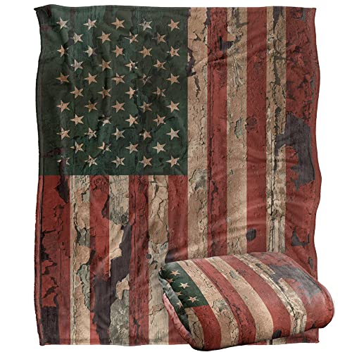 Rustic American Usa Flag Distressed