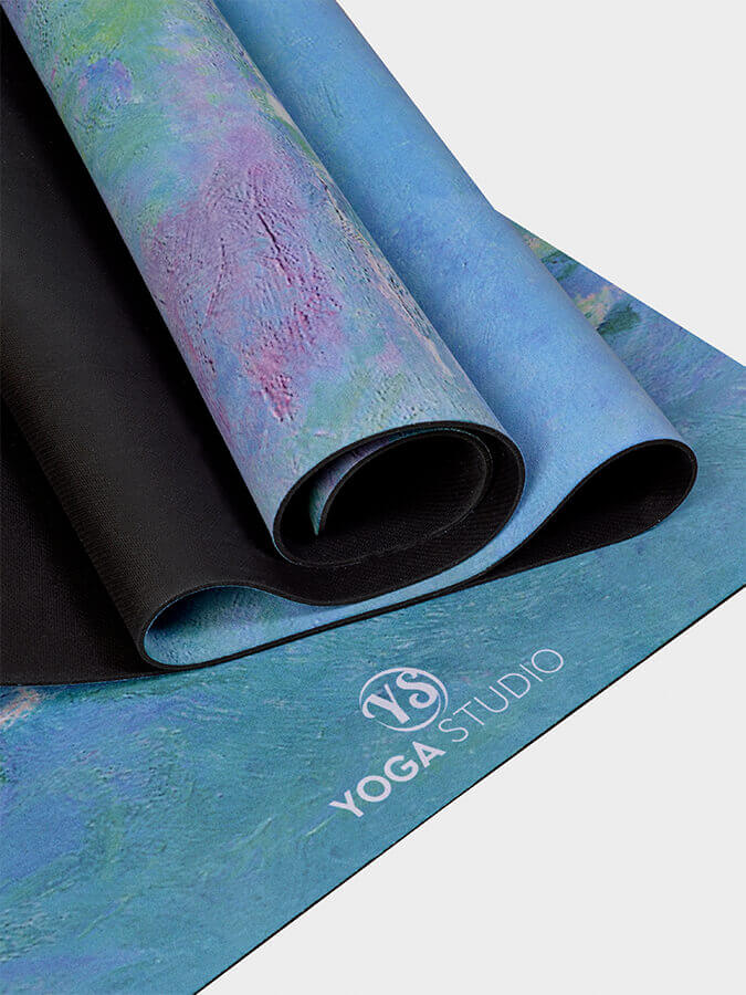 Eco-Friendly Vegan Suede Microfiber Yoga Mat 4mm - Non-Slip, Cushioned for Hot Yoga, Pilates & Home Workouts - Perfect for Beginners & Professionals