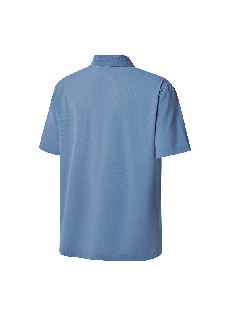 Magic Hole Polo Short Sleeve Shirt for Men - Breathable Summer Golf & Casual Wear - Perfect for Outdoor Activities, Work & Travel
