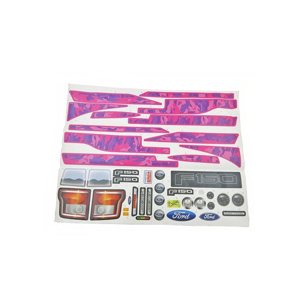Ford F-150 Pink Vinyl Decal Stickers - Custom Car Truck Decoration for Windows, Laptops, and More - Perfect for Gifts, Personalization, and Automotive Enthusiasts