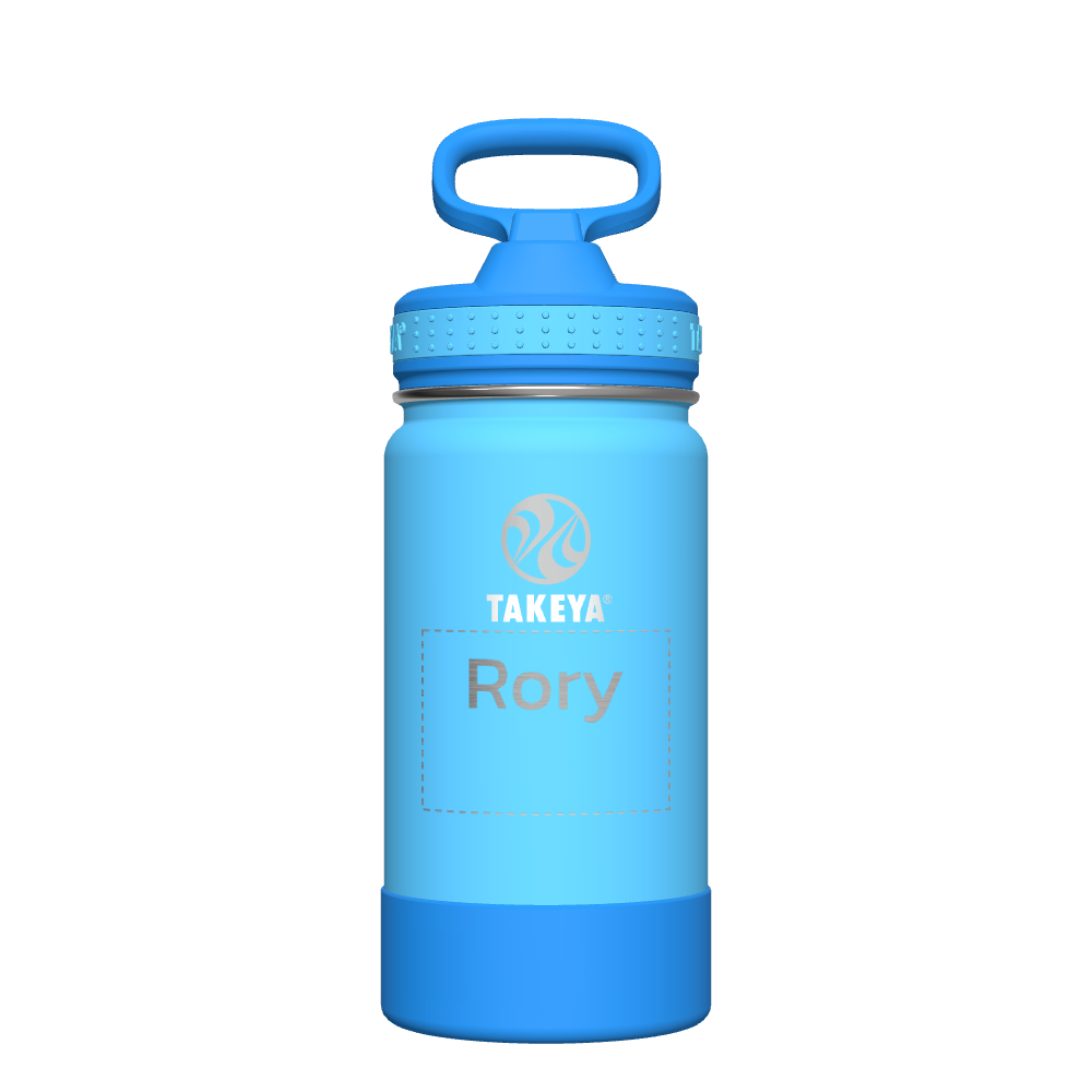 Customized Active Kids Water Bottle with Straw Lid - Leakproof & BPA-Free Sports Water Bottle for School, Gym & Outdoor Activities