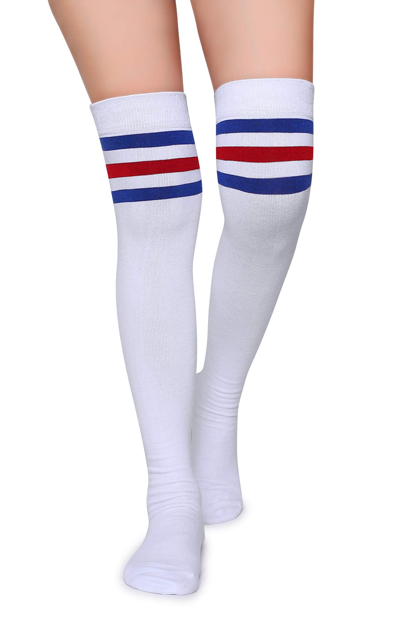 Leotruny Women's Thigh High Socks - Soft Cotton Knee High Stockings for Cosplay, Daily Wear & Fashion Outfits | Perfect for Halloween, Anime Conventions & Winter Style