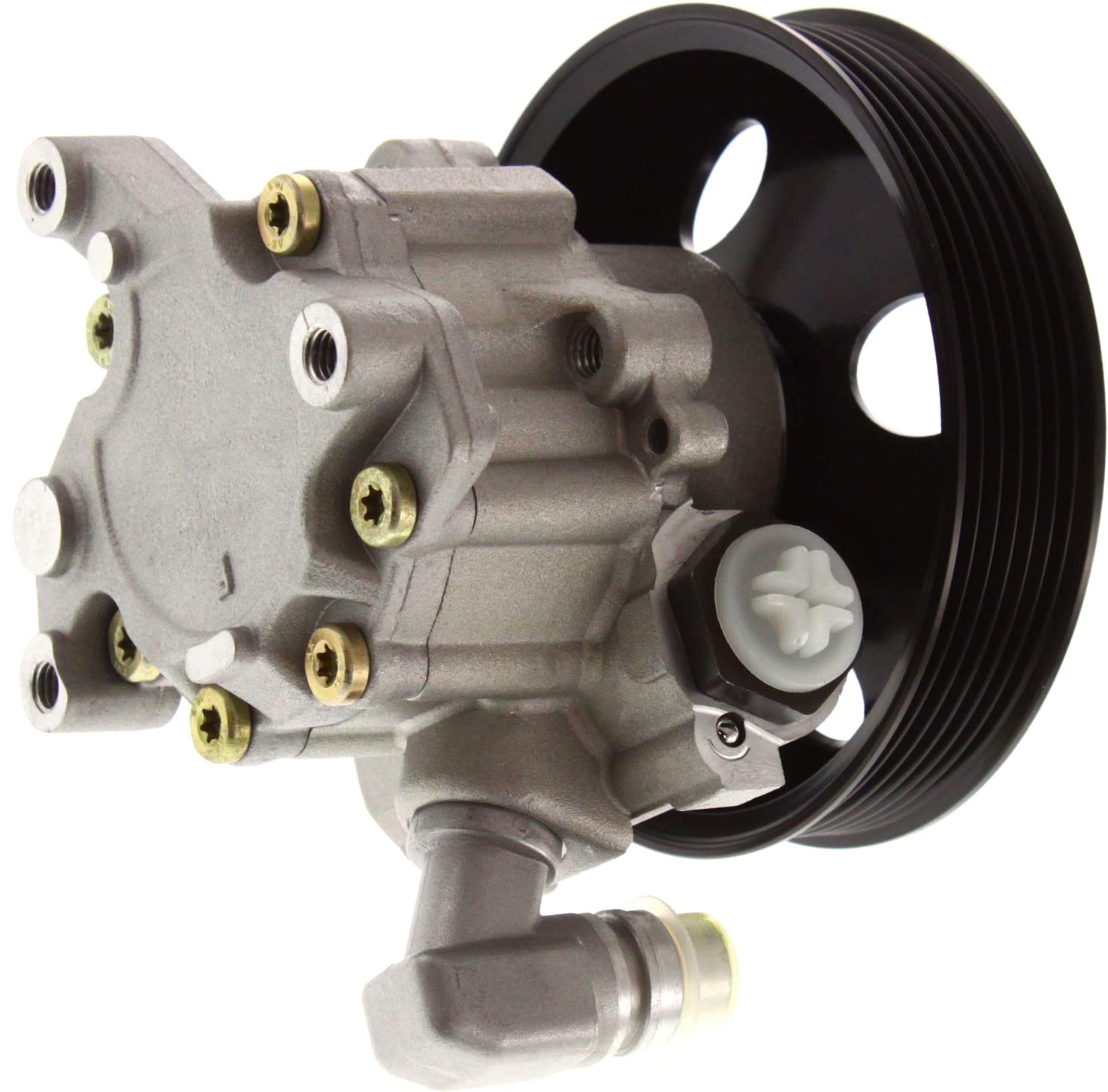 Evan Fischer Power Steering Pump with Pulley for 1998-2002 Mercedes Benz E320 3.2L - Replaces OEM #215292 | No Self-Leveling/Anti-Lock Differential | Smooth Steering Performance for City Driving & Highway Cruising