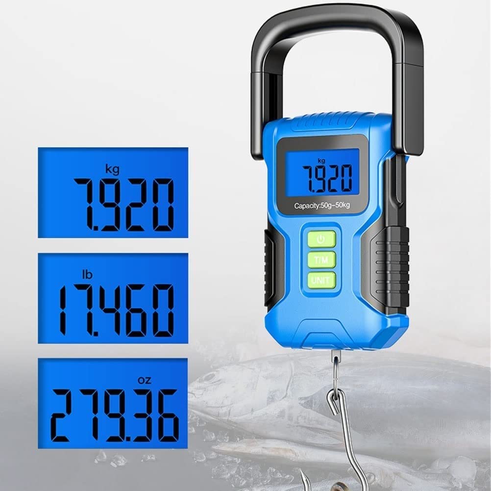 Portable Digital Luggage Scale - Accurate Hanging Baggage Scale for Travel, Hunting, Fishing & Outdoor Adventures - Perfect for Airports, Camping & Farm Use