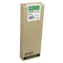 Epson T636B00 700ml Ultrachrome HDR Ink Cartridge for SureColor P7000/P9000 Printers - High-Quality Green Ink for Professional Photo Printing & Fine Art Reproduction
