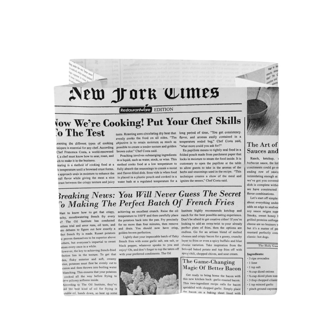 Eco-Friendly Newsprint Paper Snack Bags 4