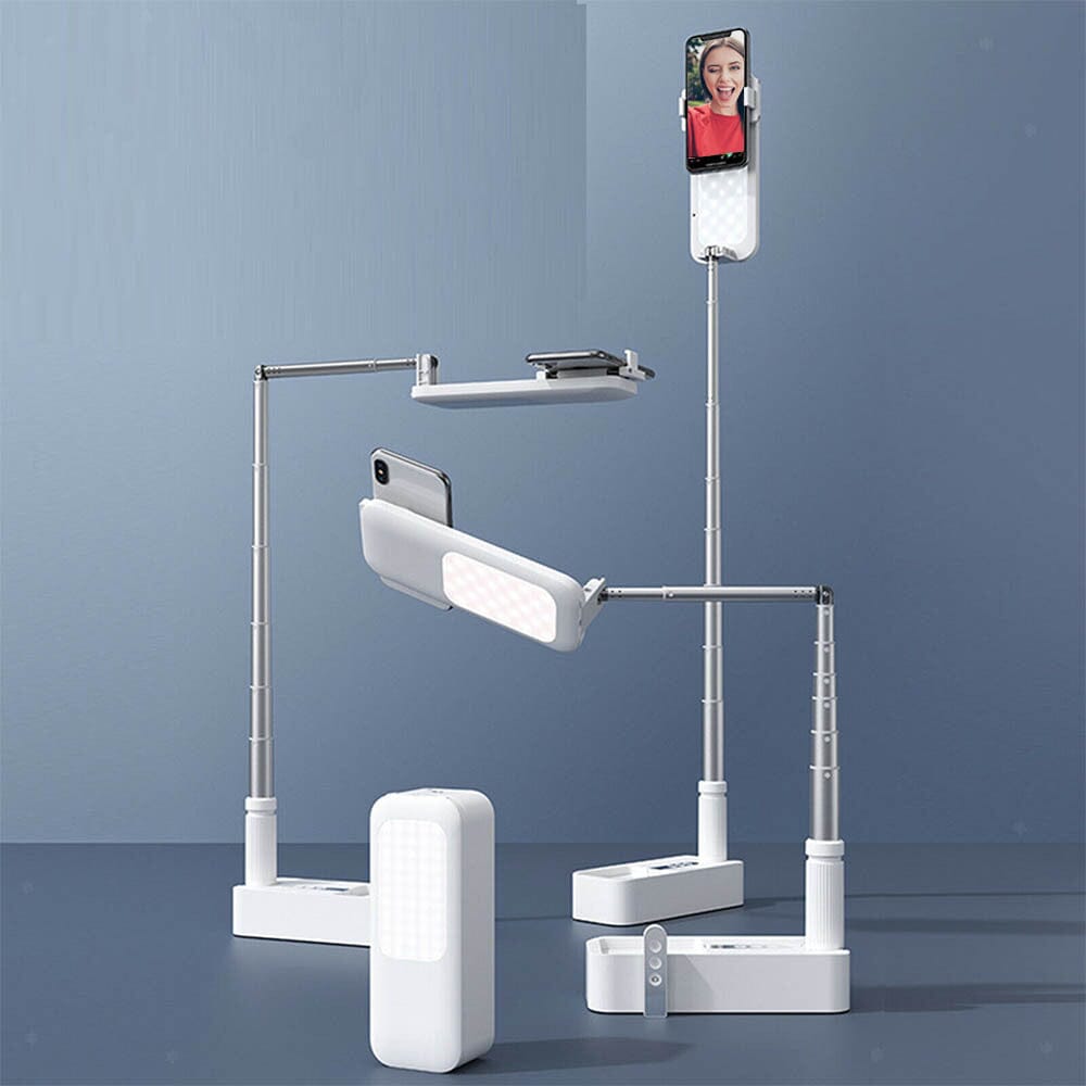 Portable LED Light & Phone Holder for Nail Art, Manicure & Beauty - Perfect for Home Salon, DIY Nails & Professional Use