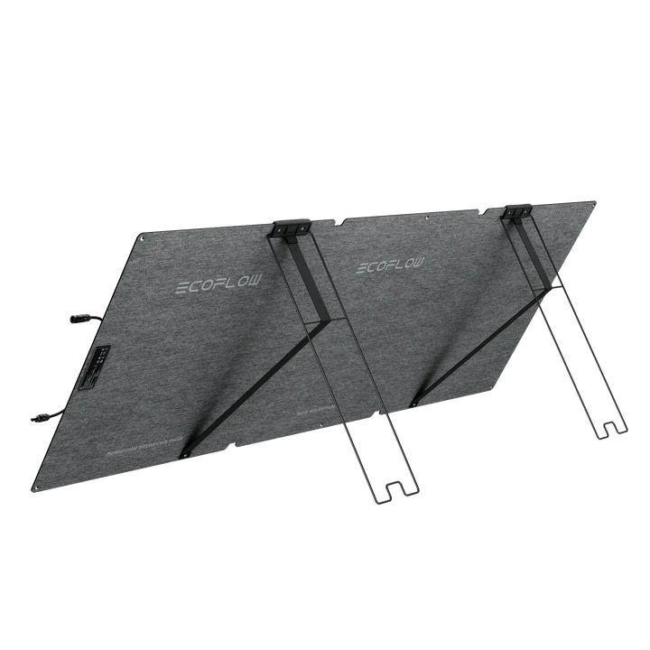 EcoFlow NextGen 160W Monocrystalline Portable Solar Panel - Lightweight Foldable Solar Charger for Camping, RV, Off-Grid & Emergency Power Supply