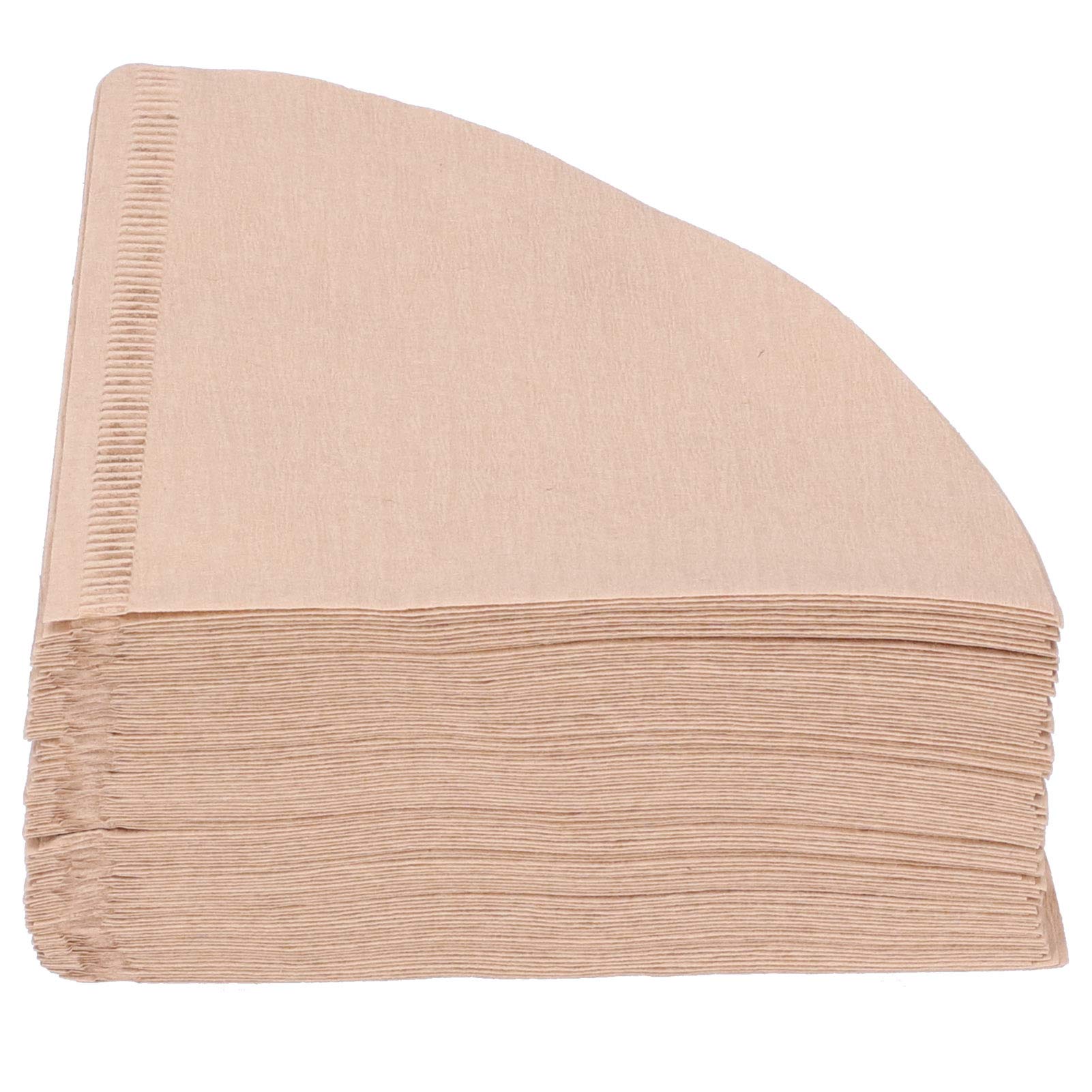 100Pcs Disposable Cone-Shaped Coffee Filters - Premium Drip Coffee Paper for Hand Brewing, Perfect for Pour Over, Chemex & Manual Coffee Makers - Eco-Friendly & Fast Brewing