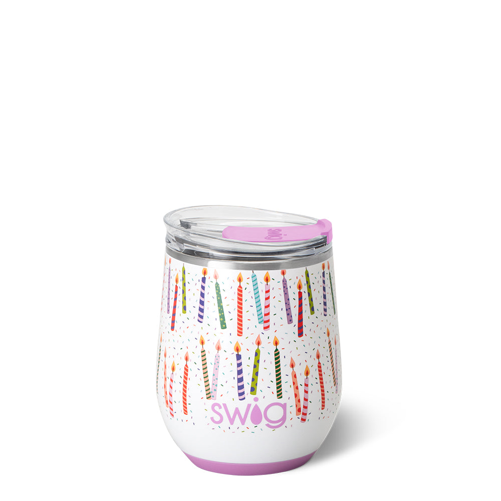Make a Wish Stemless Wine Glass 12oz - Elegant & Durable for Parties, Weddings, and Home Entertaining