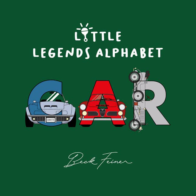 Car Little Legends Alphabet Hardcover Book - Fun ABC Learning for Kids, Perfect for Early Childhood Education & Bedtime Stories