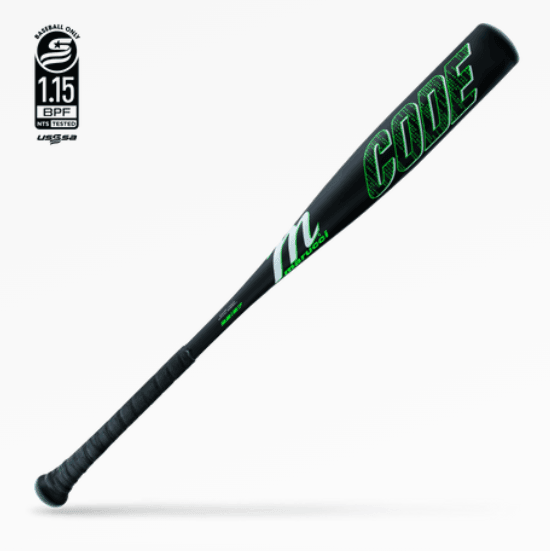 2024 Marucci Code 8 USSSA Baseball Bat - Adult & Youth Aluminum Alloy BBCOR Certified (-10 Drop) for Baseball Games & Training - Perfect for Hitting Practice, League Play & Tournament Use