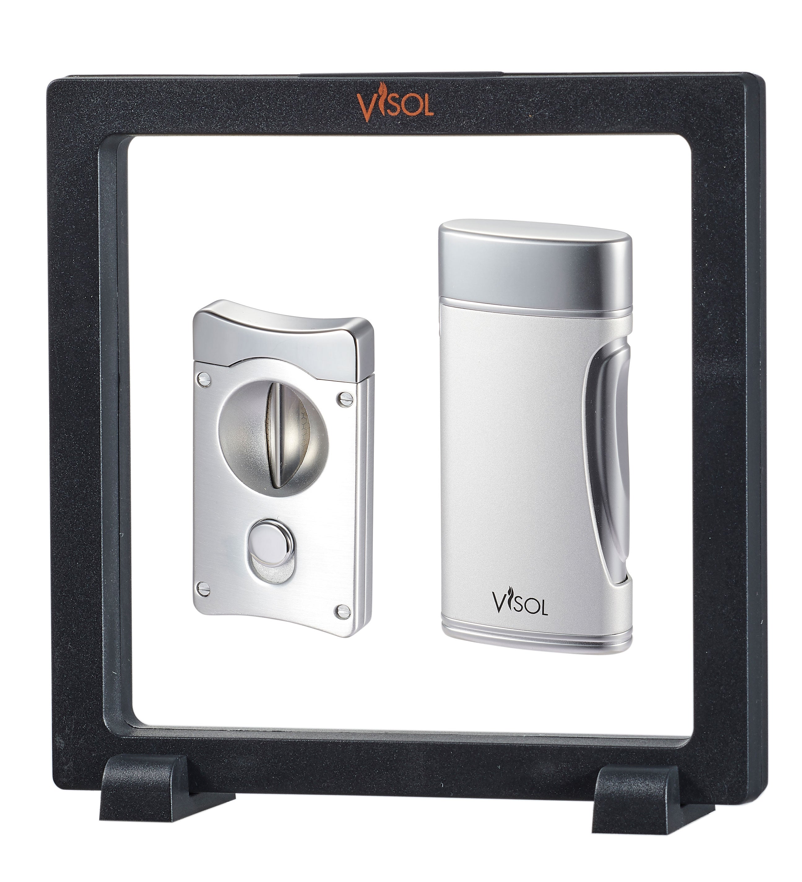 Visol Chrome Wedge V & DuoMatt Floating Gift Set - Premium Bathroom Accessories for Modern Homes - Perfect for Spa Days, Relaxation & Luxury Bath Experiences