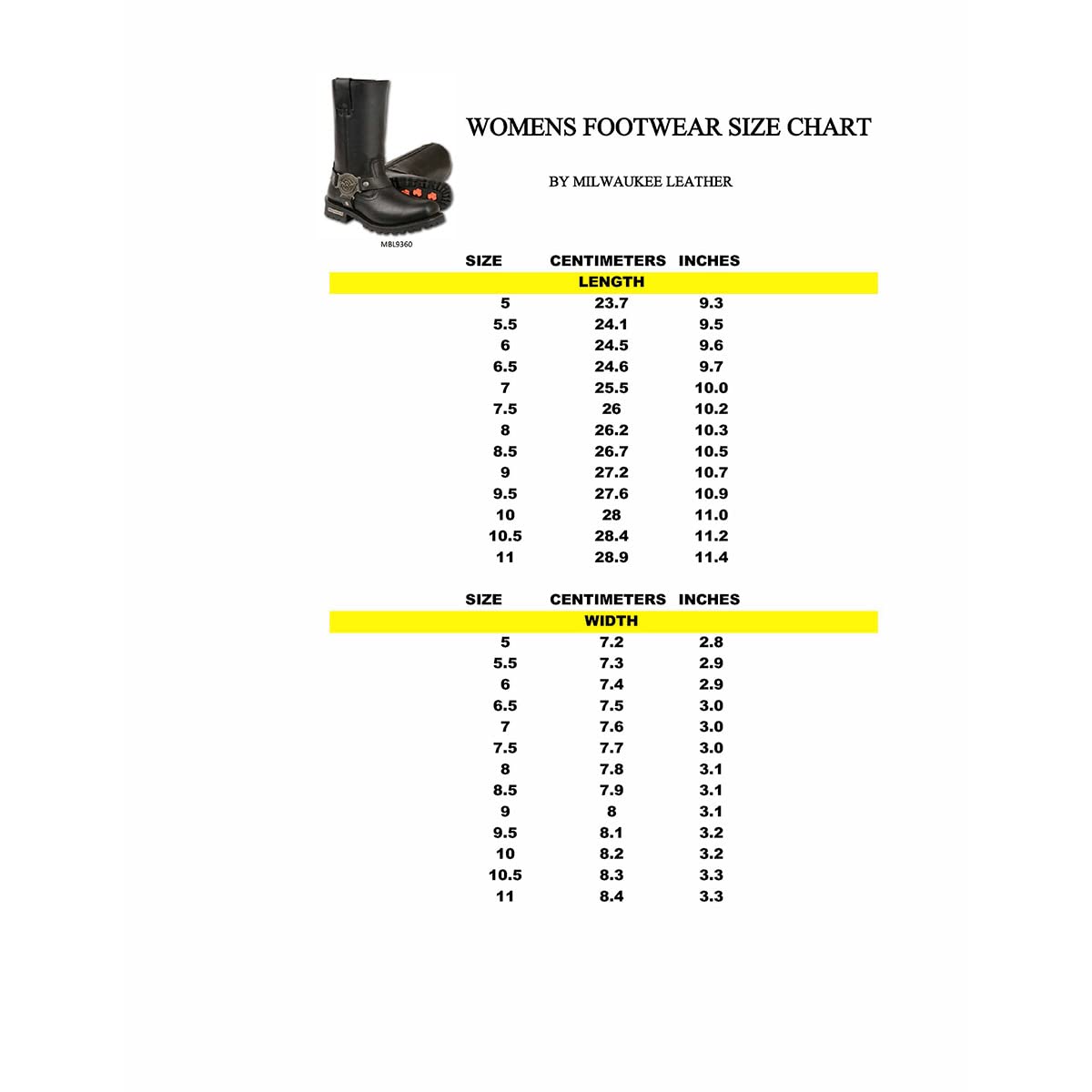 Milwaukee Leather MBL9360 Women's Black Leather 11-Inch Classic Harness Square Toe Motorcycle Boots - Durable Riding Footwear for Harley Davidson & Cruiser Bikes | Perfect for Long Rides & Motorcycle Events
