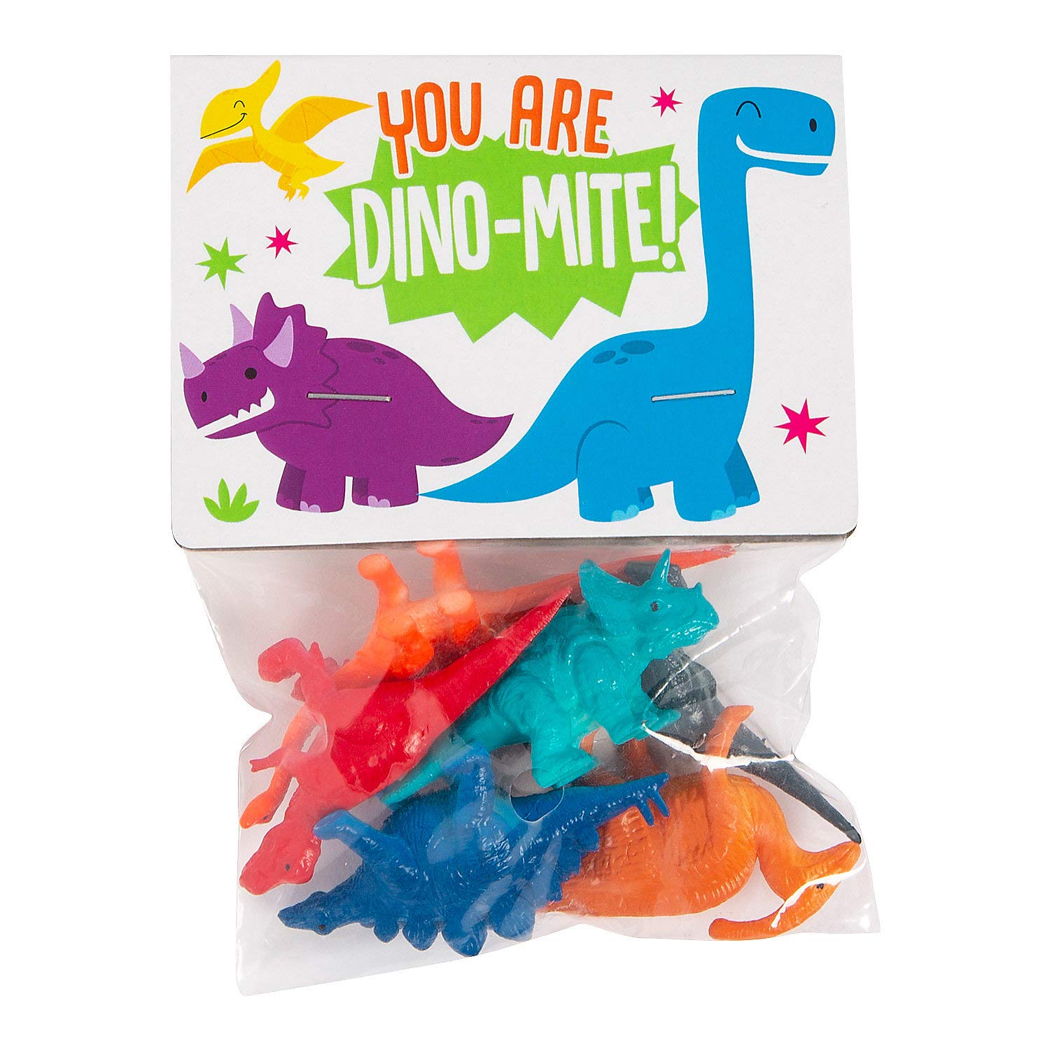 Dinosaur Exchange Packs - 12 Piece Dinosaur Toy Set for Kids | Perfect for Playtime, Birthday Gifts & Classroom Rewards