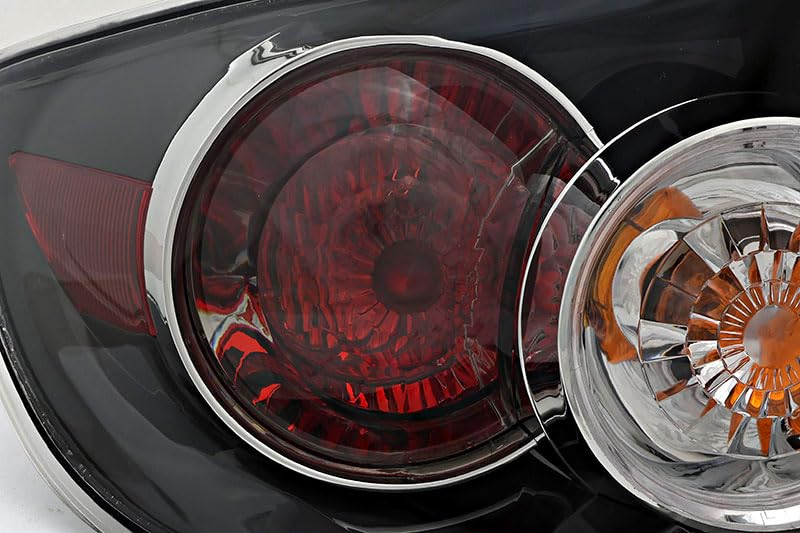 Mazda 3 Sedan Tail Lights Lamps Set - Driver & Passenger Side - Compatible with 2007 2008 2009 Models - Perfect for Replacement, Customization & Night Driving Safety