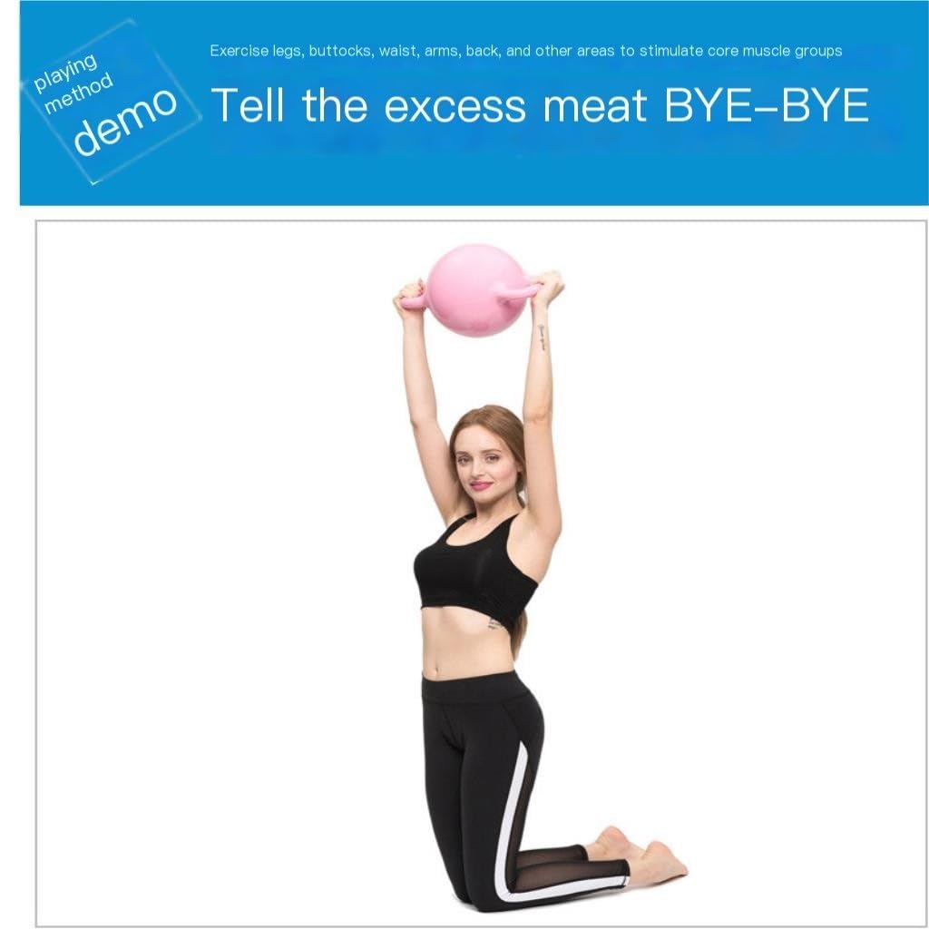 PVC Dumbbell Set for Women - Binaural Kettlebell Home Fitness Equipment for Arm and Head Training - Perfect for Home Gym, Strength Workouts & Toning Exercises
