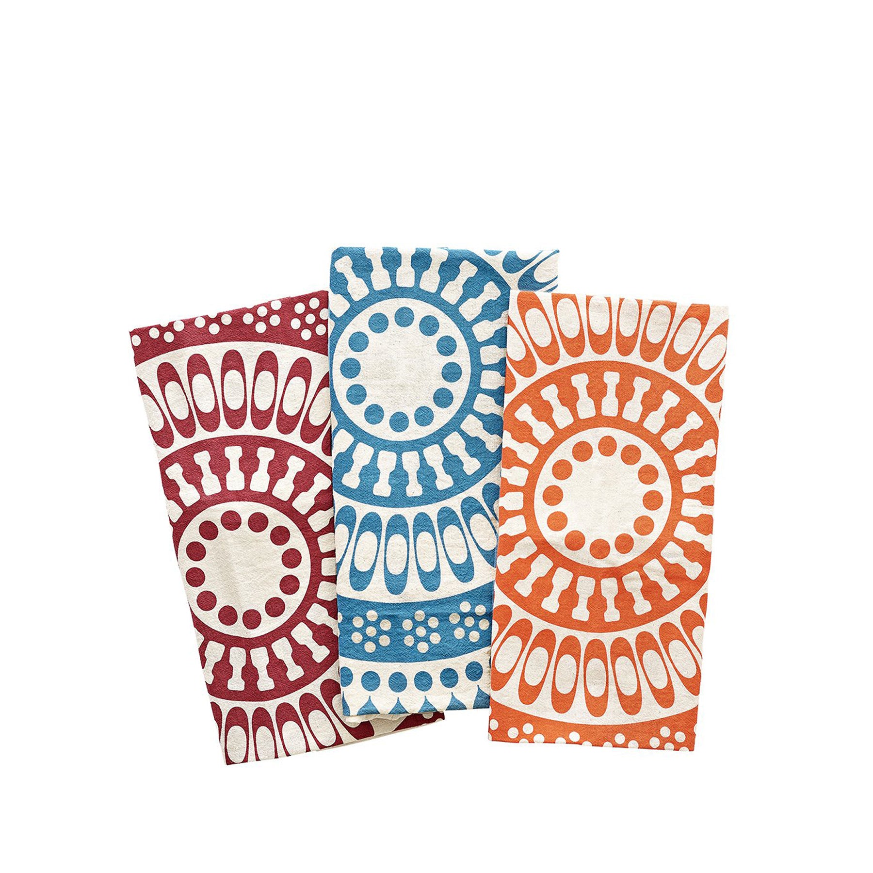 Premium Flour Sack Tea Towels - Set of 3, 100% Cotton, Absorbent & Lint-Free Kitchen Towels for Drying Dishes, Glassware & Countertops | Multi-Color Pack for Baking, Cooking & Home Decor