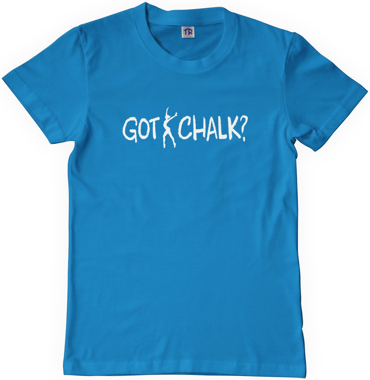Threadrock Big Girls' Got Chalk Gymnastics Youth T-Shirt - Perfect for Gymnastics Practice, Competitions & Cheerleading