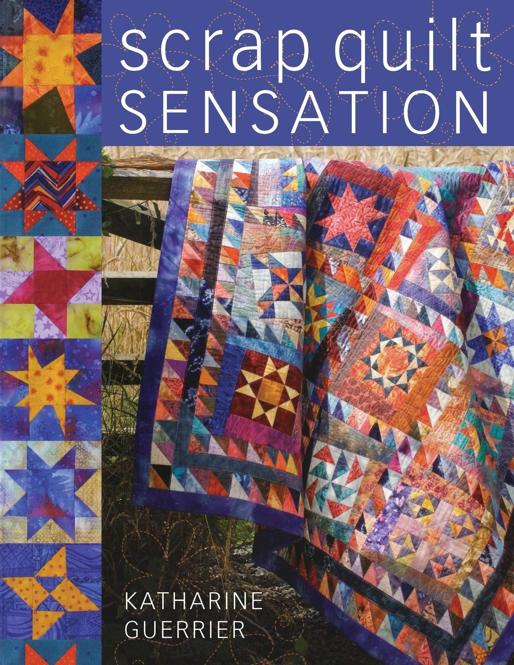 Scrap Quilt Sensation - Handmade Patchwork Quilt Blanket for Bed, Sofa & Decor | Cozy Boho Chic Home Decor | Perfect for Gift, Nursery & Farmhouse Style