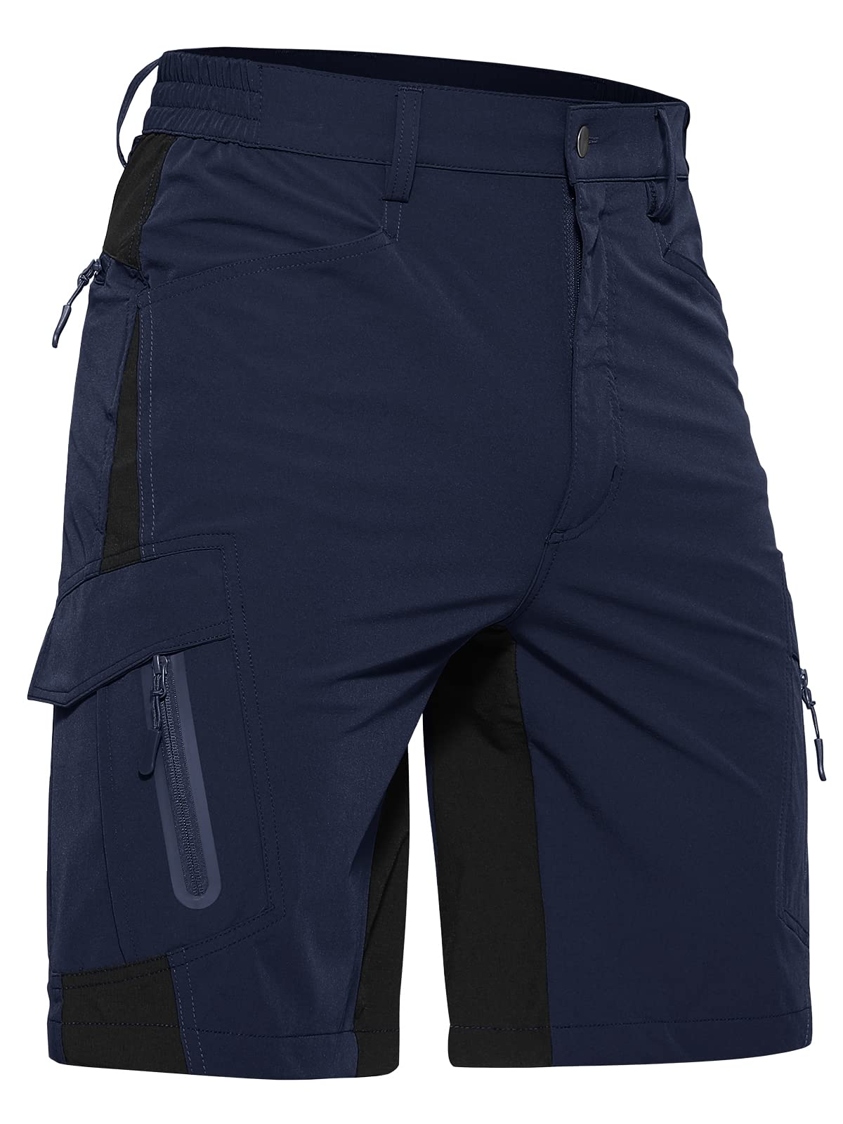 EKLENTSON Quick Dry Ripstop Hiking Shorts for Men with Zip Pockets - Outdoor & Gym Wear