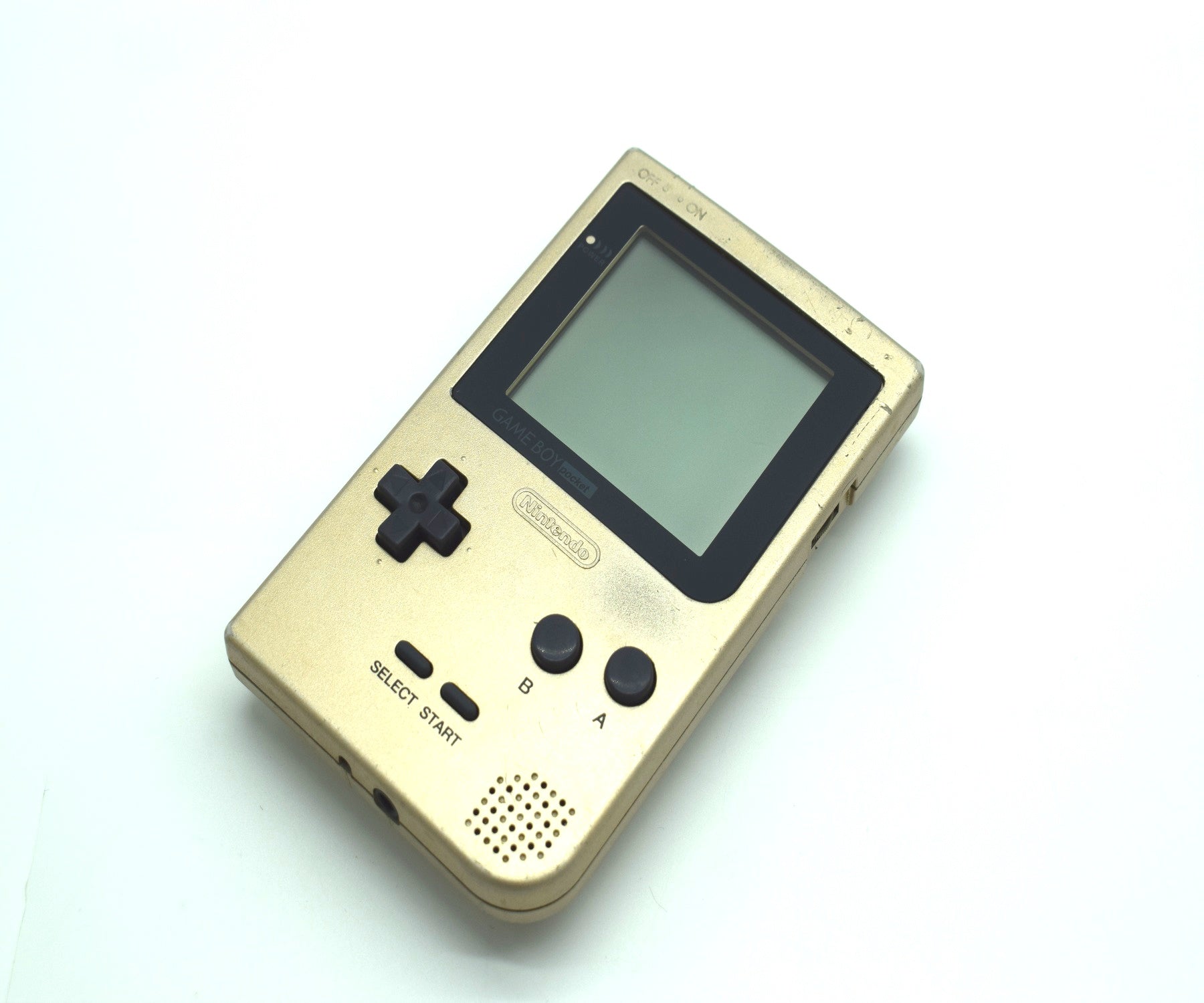Original Game Boy Pocket Gold Edition - Retro Handheld Gaming Console for Nintendo Enthusiasts | Perfect for Collectors, Travel & Nostalgic Gaming Fun