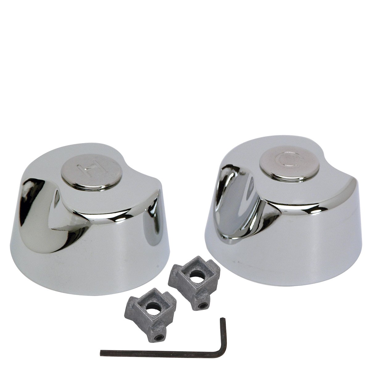 BrassCraft Mfg SH3466 Universal Faucet Adapter Kit - Fits All Handles with Small Canopy & Chrome Finish | Perfect for Kitchen & Bathroom Faucet Repairs