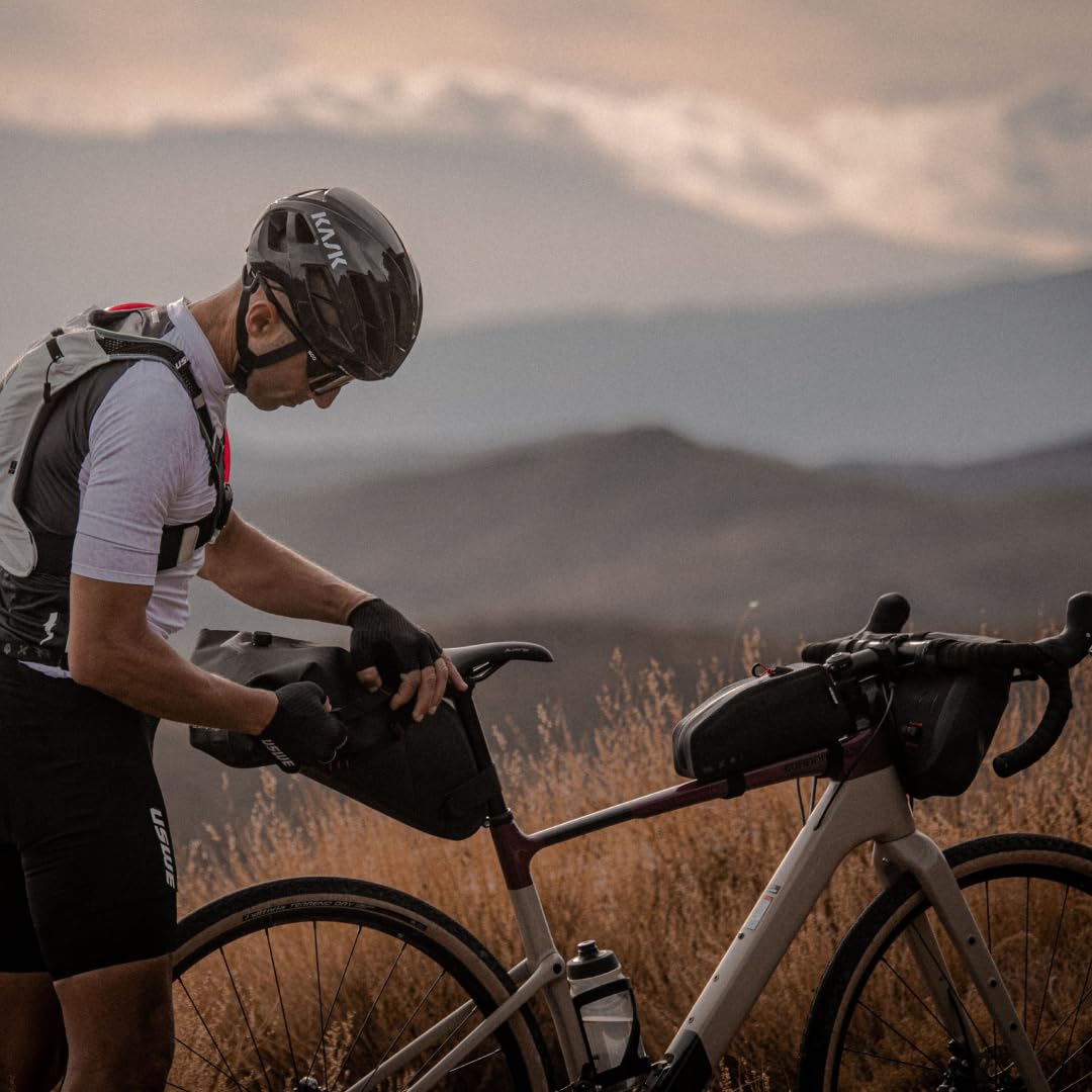 USWE Waterproof Bike Frame Bag for MTB, Gravel & E-Bikes - Durable Cycling Pouch for Road & Off-Road Bikepacking - Perfect for Men & Women Riders - Ideal for Commuting, Trail Adventures & Long-Distance Tours