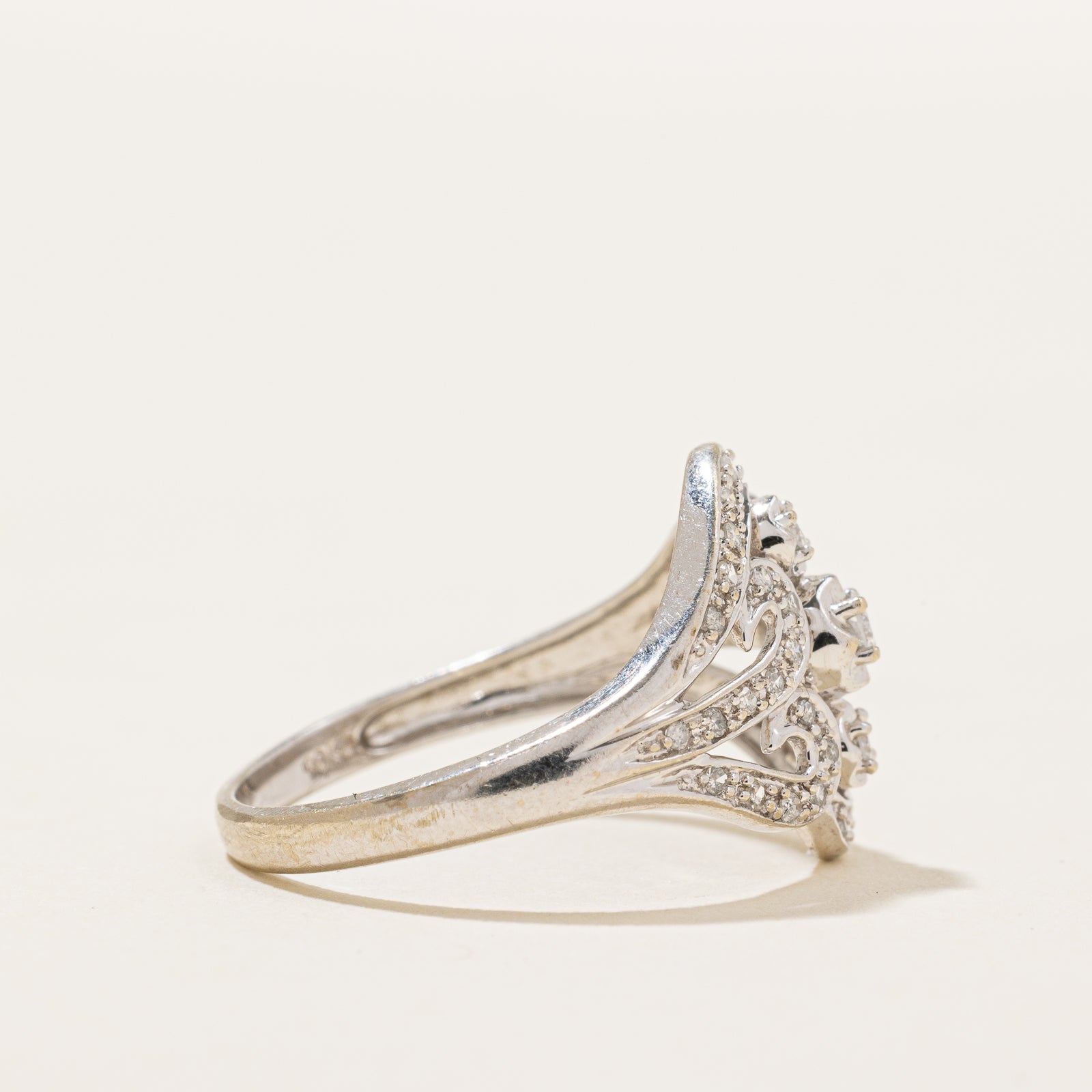 Elegant 0.20ctw Diamond Engagement Ring for Women - Size 6.5 | Perfect for Proposals, Anniversaries & Special Occasions | Dazzling Gift for Her