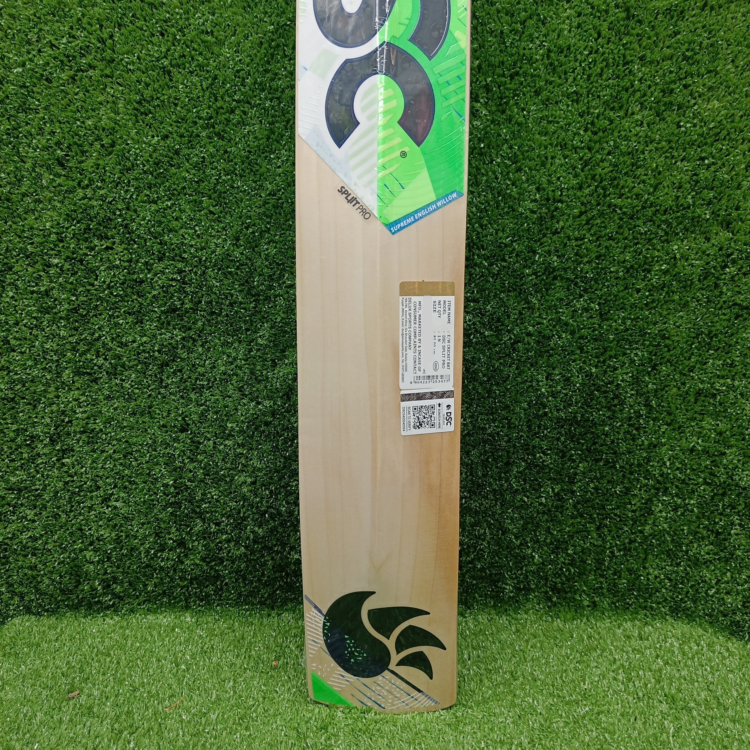 Premium DSC Split Pro English Willow Cricket Bat - Handcrafted for Performance | Perfect for Matches, Training & Professional Play