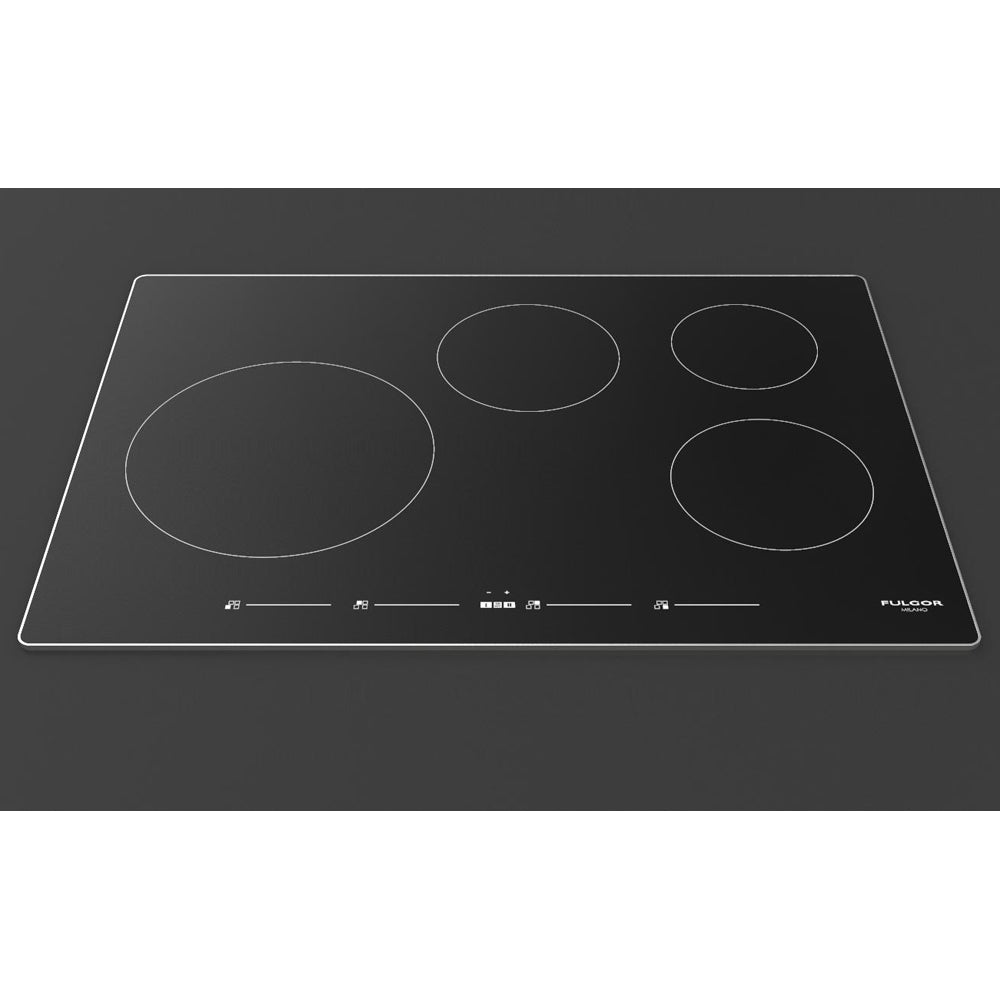 Fulgor Milano 30 Inch 700 Series Induction Cooktop with 4 Burners - F7IT30S1 | Fast Heating Electric Stove for Modern Kitchen Cooking, Boiling & Sautéing