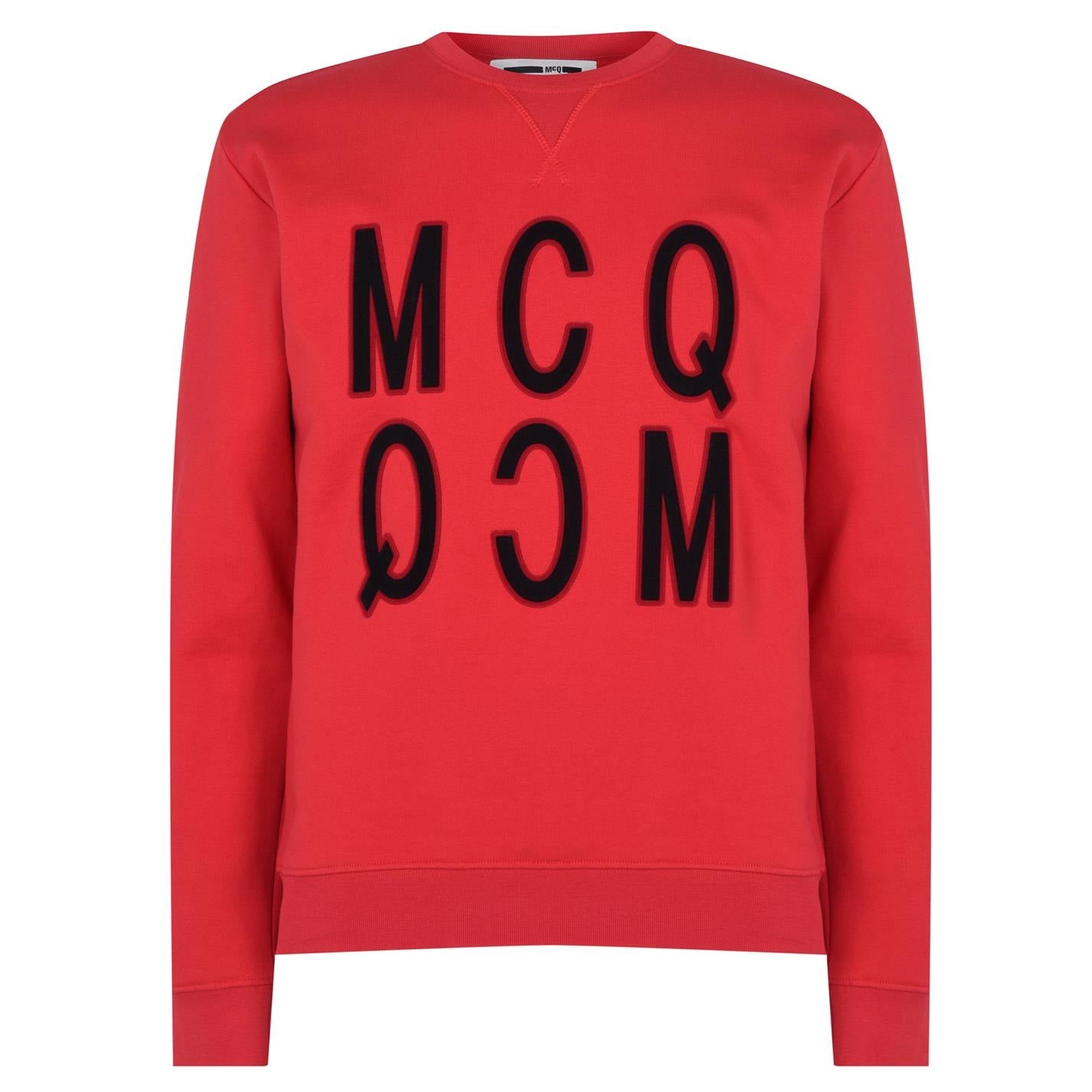 Alexander McQueen Velvet Logo Sweatshirt for Men & Women | Luxury Designer Hoodie | Perfect for Casual Wear, Street Style & Night Out