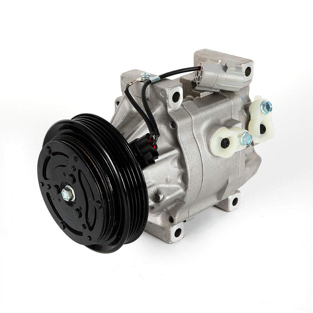 Replacement AC Air Conditioner Compressor & Clutch Kit for 2000-2005 Toyota Echo 1.5L - Part #7512643, CO 11063AC - Perfect for Summer Cooling & Auto AC Repair