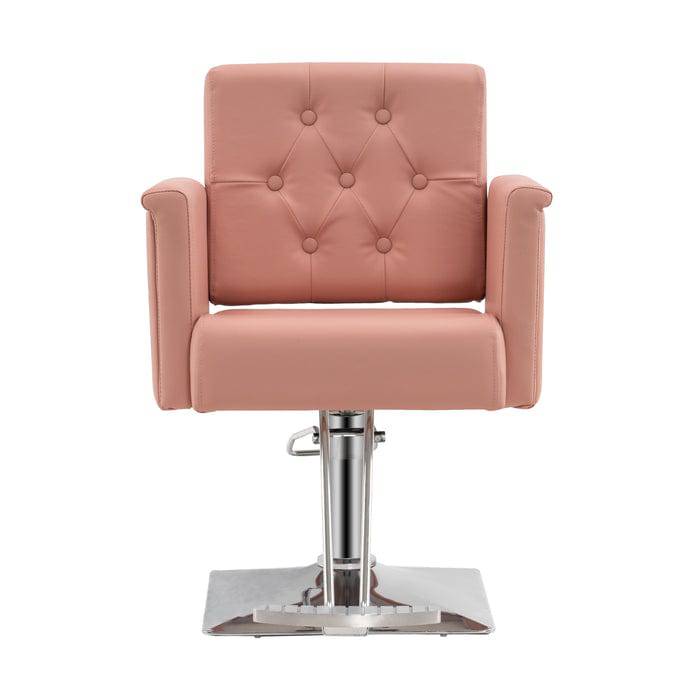 Eleanor Styling Chair - Professional Salon Stylist Chair with Adjustable Height & Swivel Base for Hairdressing, Makeup & Beauty Salon Use