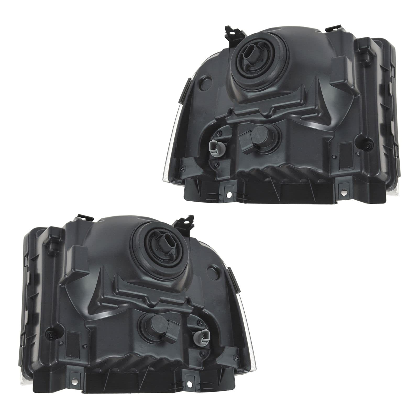 Ford F-250 F-350 Super Duty Headlight Assembly Set (2005-2007) - Driver & Passenger Side Replacement Headlights FO2502224 FO2503224 - Perfect for Night Driving & Off-Road Adventures
